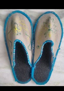 Cozy Embroidered Slippers