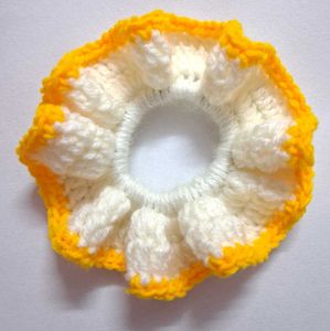 Handmade Crochet Hair Scrunchie