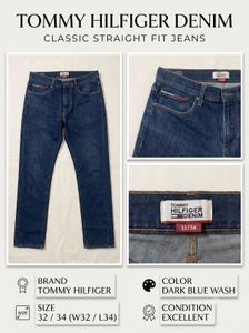 Tommy Hilfiger Denim Classic Straight Fit Jeans