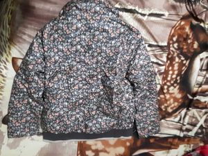 Floral Print Padded Jacket