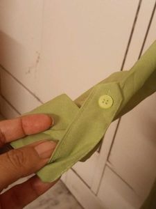 Lime Green Embroidered Kurta