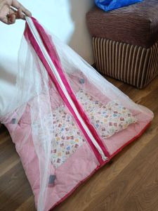 Infant Bedding &amp; Pillow  With Mostique Net