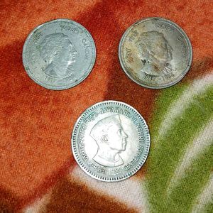 Five Rs Big Indira Gandhi &amp; Jawaharlal Nehru Coin