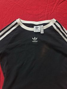Original Adidas 3-Stripes cropped top