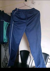track Pant with White Stripe