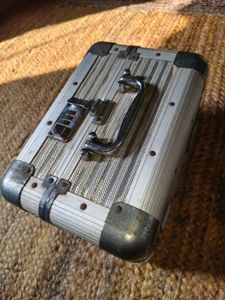 Vintage Combination Lock Travel Case