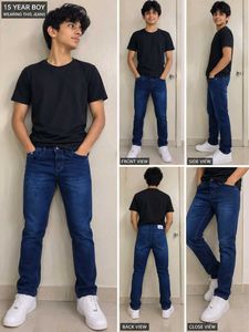 Classic Blue Denim Jeans for Boys
