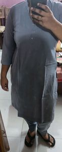 2 pair grey salwar suit+ dupattas