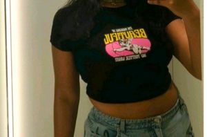 Black Crop Top