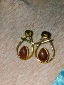 Elegant Teardrop Gemstone Earrings