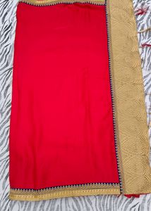 new catalogue red colour saree