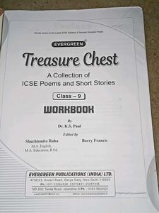 Treasure Chest: ICSE Poems Workbook