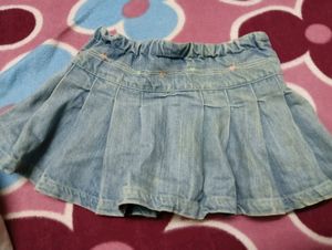 Girls Denim Skirt