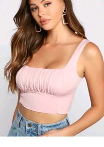 Stylish Ruched Crop Top