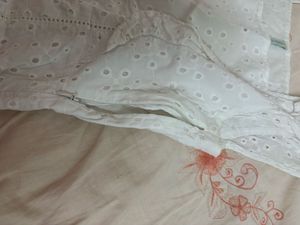 Pantaloons Junior White Frock for girls