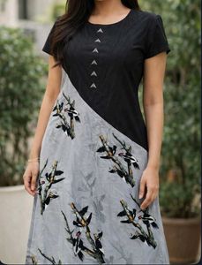 Unique Bird Print Kurta