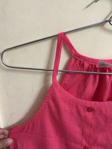 Pink Sleeveless Top