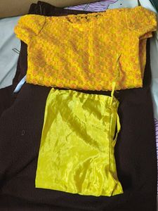 Vibrant Yellow Kurta Set