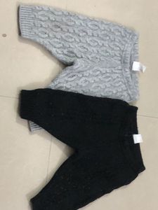2 Babyhug woollen pants for 6-9 months