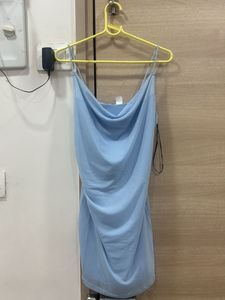 Sheer Baby Blue Slip Dress