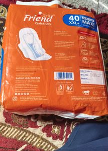 Girl's Friend Quick Dry Sanitary Pads - 40 XXL