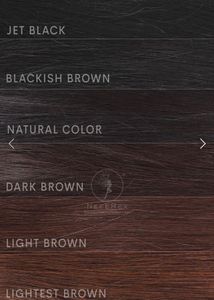 Back comb topper 3*5  base Natural black