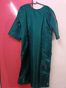 Embroidered Teal Kurta with pants