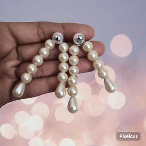 Elegant Pearl Drop Earrings