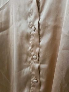 Elegant Satin Button-Up Blouse