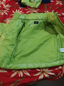 Lime Green Puffer Coat