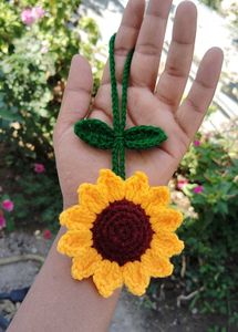 Sunflower Bag charm