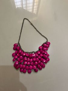 Chunky Pink Statement Necklace