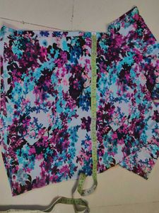 Floral Print Short Sleeve Top