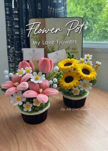 Handmade Sunflower pots 🌻