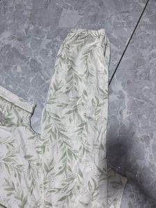 Women's Leaf Print Kurta Set