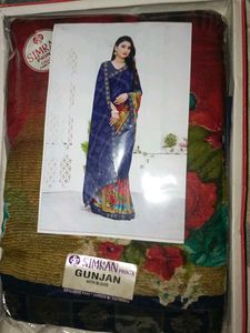 Simran Prints Gunjan Saree with Blouse