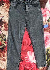 Stylish Grey Denim Jeans