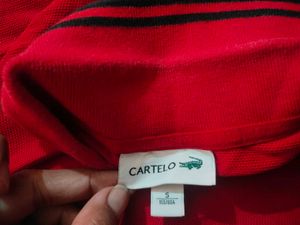 Cartelo Red Skater Polo Dress