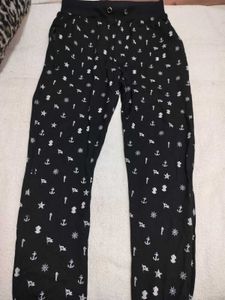 unisex Nautical Print Jogger Pants