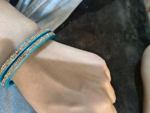 Stunning Teal &amp; Gold Bangles