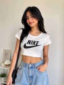 Nike White Logo T-Shirt