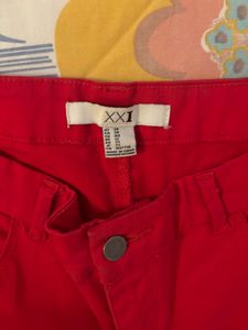 FOREVER 21 Red Pants