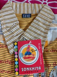 Tshirt And Half Pant Set For 4-5 Year