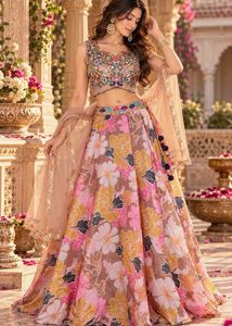 Floral Lehenga Choli Set