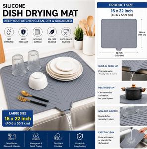Silicone Dish Drying Mat