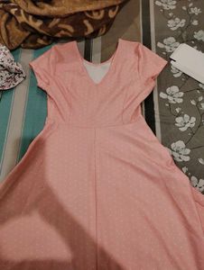 Pink Polka Dot Dress