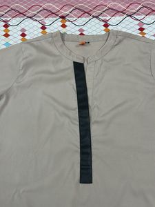 Women's Beige Formal oversized top