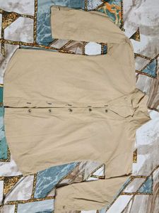 women shirt Classic Beige Long Sleeve Shir