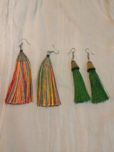 💥30₹ Delivery Off Tassel Earrings Combo