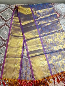 Elegant Blue Paisley Dupatta